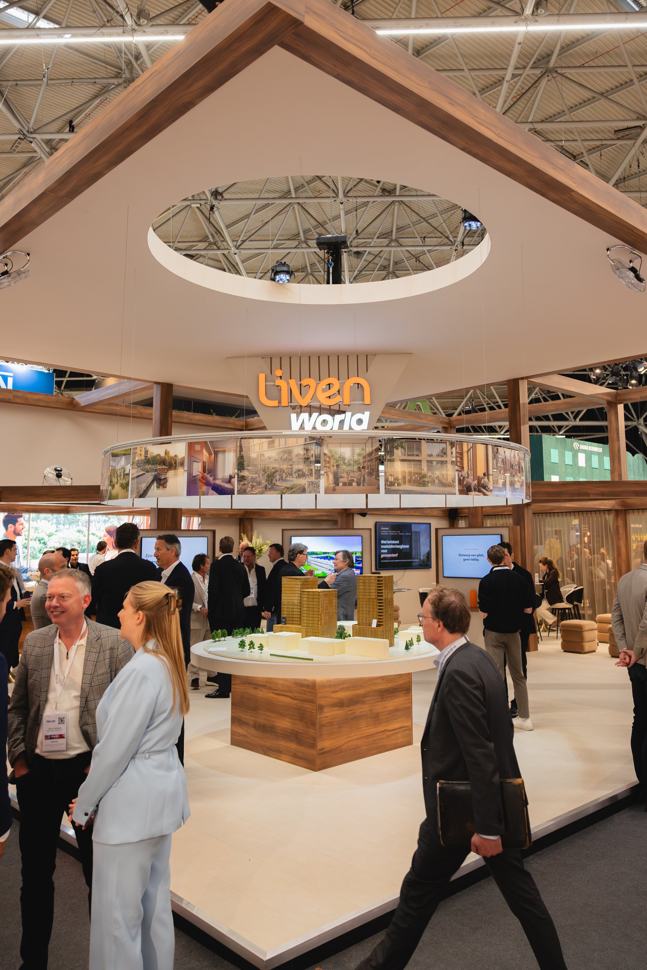 Detail op de stand